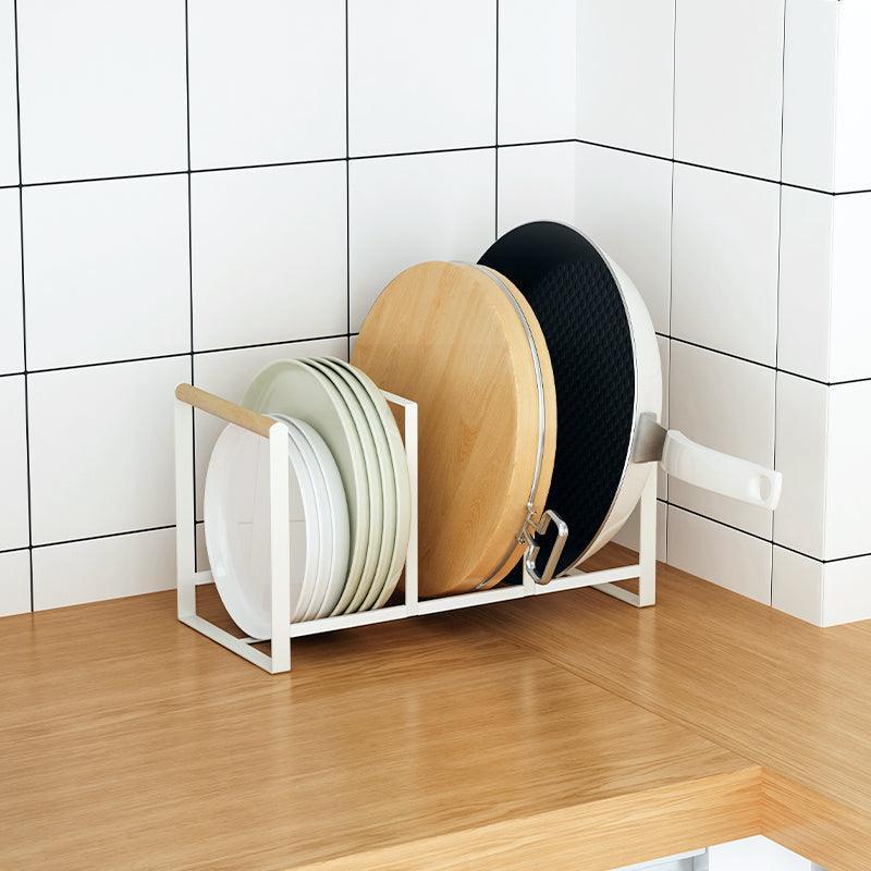 Three Compartment Plate Rack | Kitchen Plate Holder Rack for Kitchen