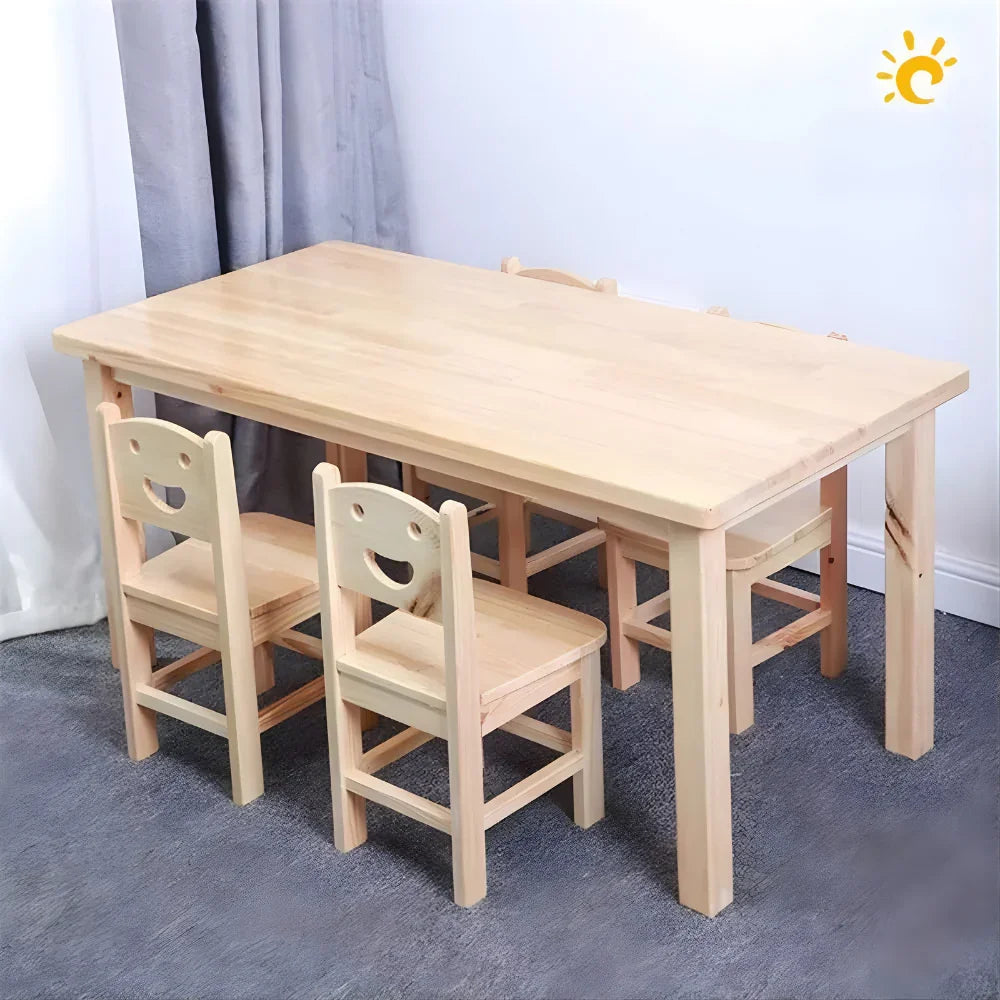 Modern 4 Seater Dining Table Set Study Table
