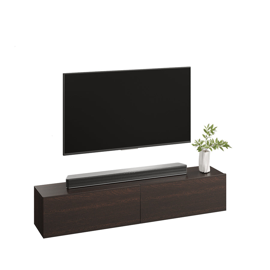 Wall Mounted TV Unit for 55 Inch TV with Storage - Jiva