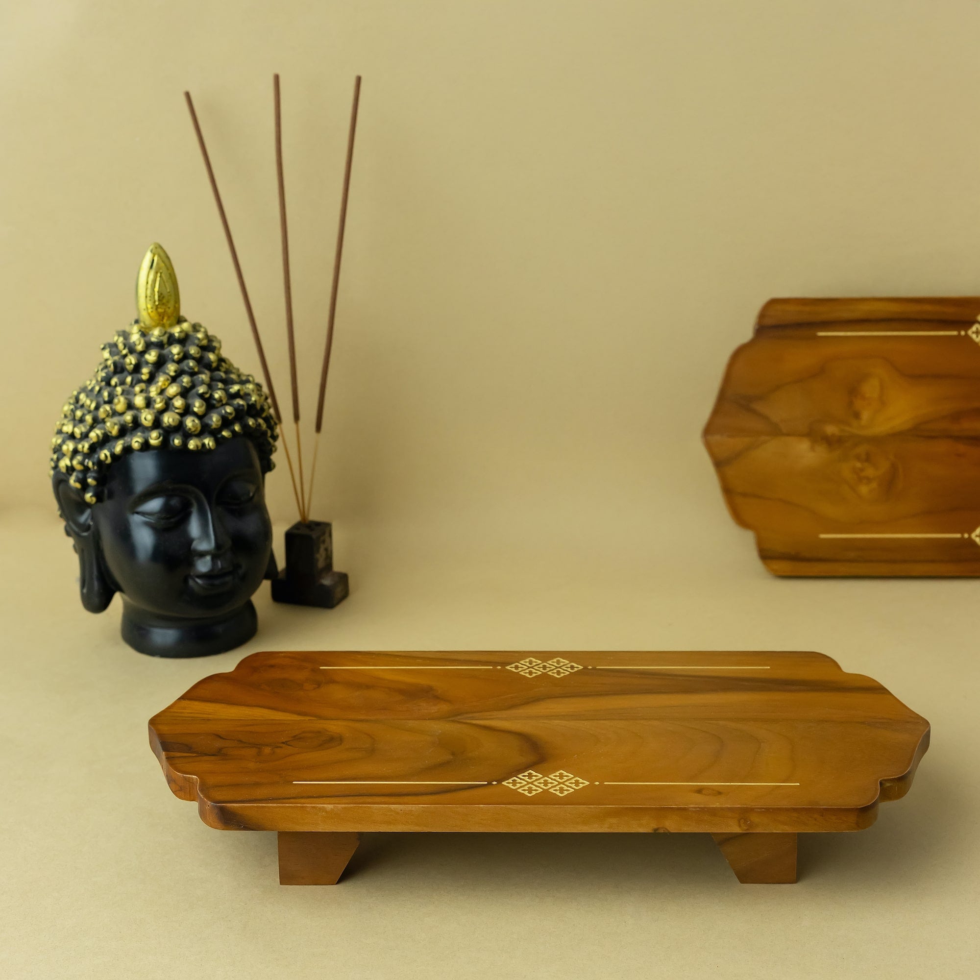 Pooja Patla Carving Chowki