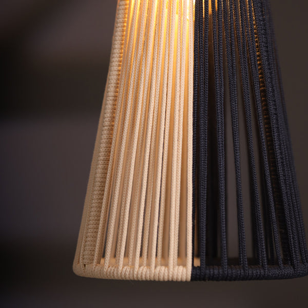 Nevy Whisper Persian Blue And Natural Pendent Lamp