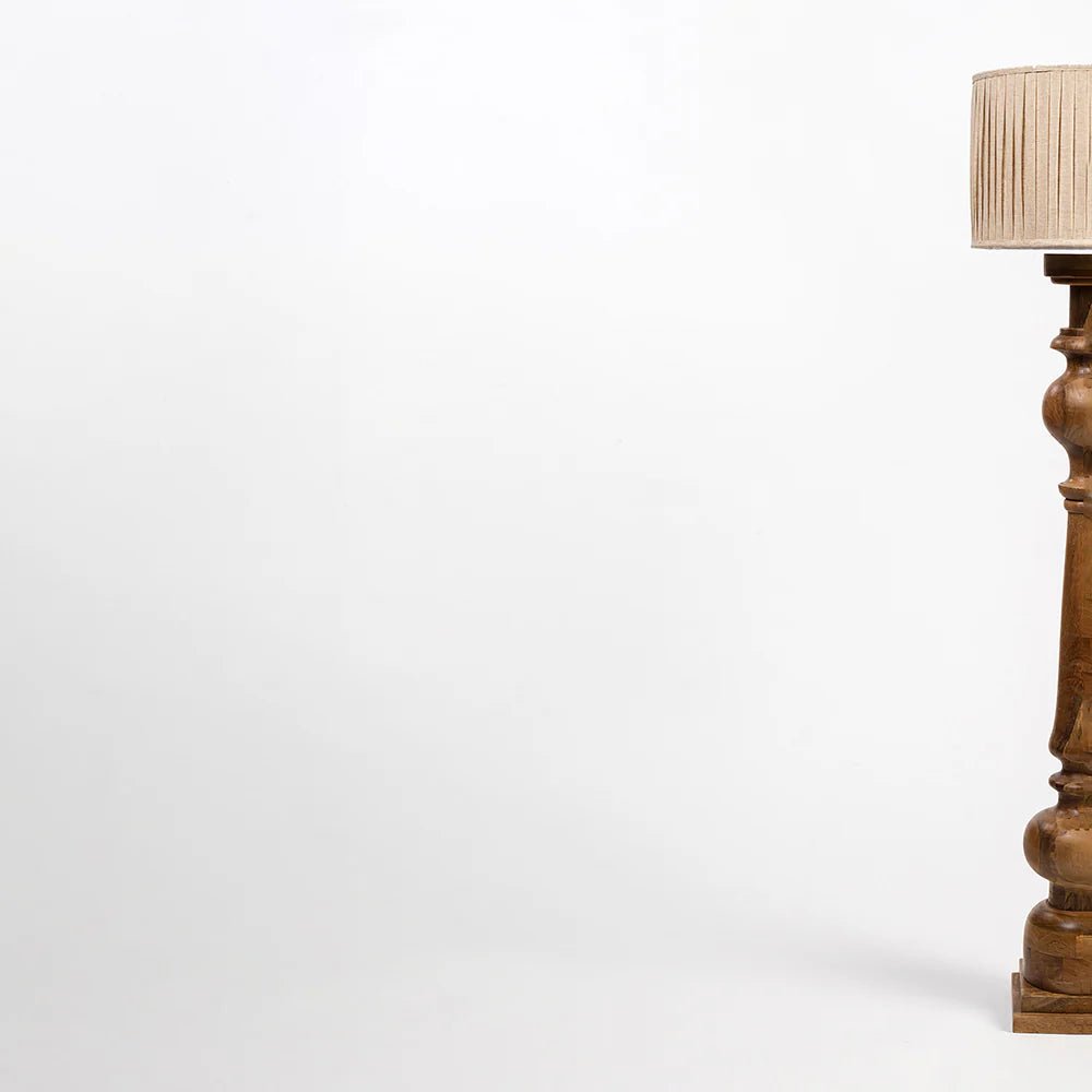 Aarav Wooden Floor Lamp