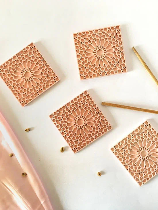 Moroccan Coasters | Concrete