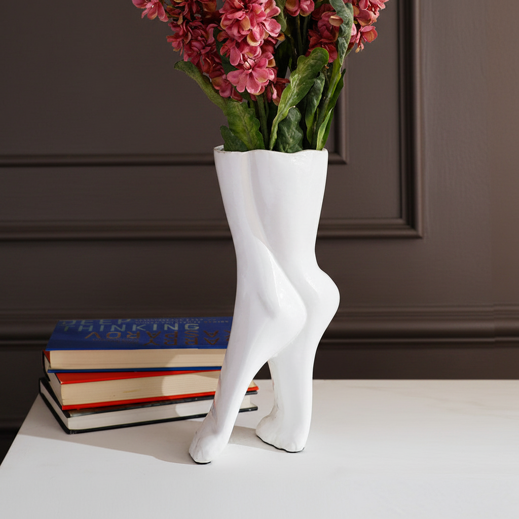 Alba White Vase