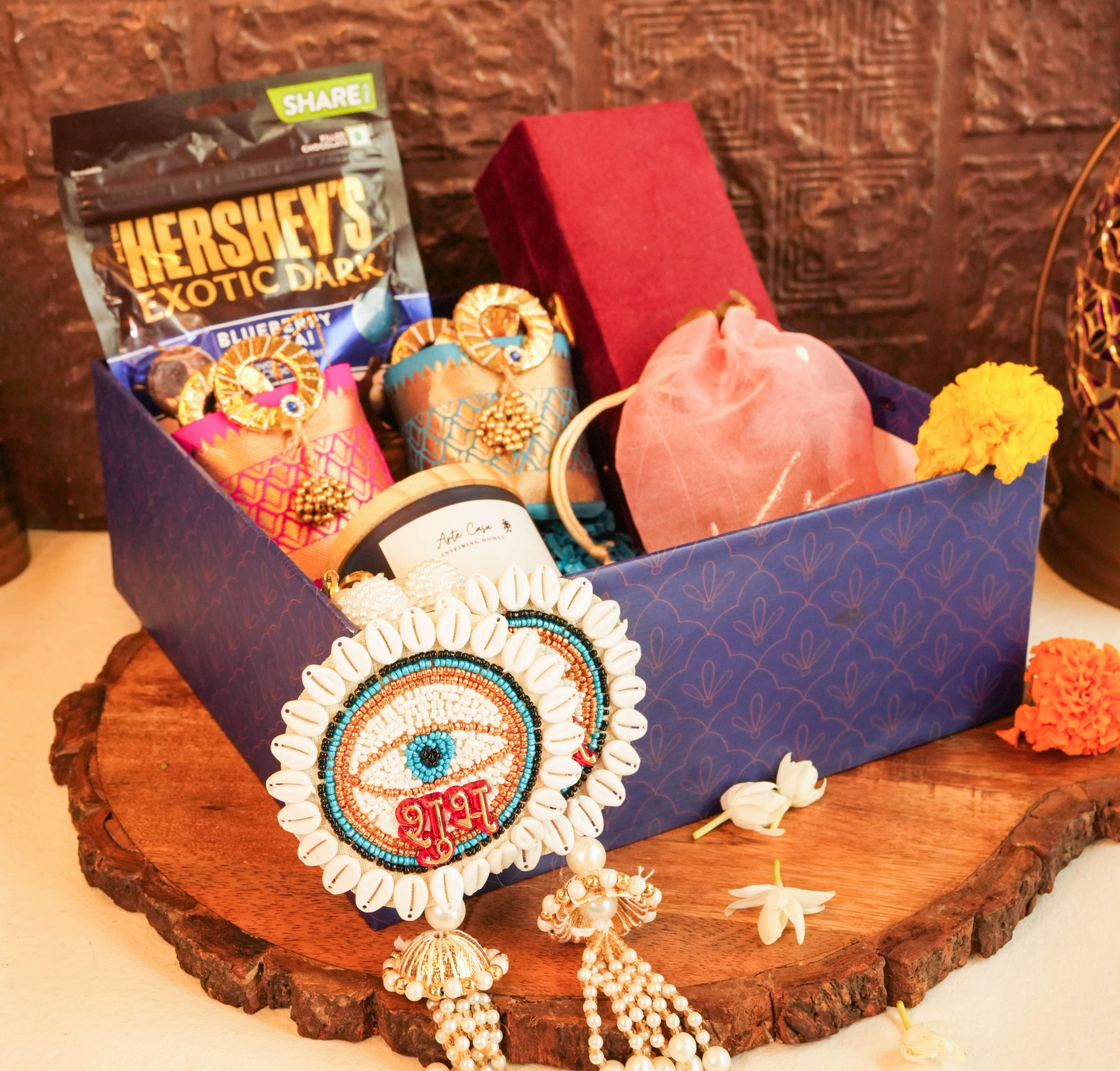 Blissful Silver Basket Hamper Set | Premium Corporate Diwali Gifts