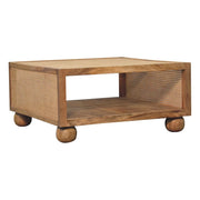 Larissa Solid Mango Wood Coffee Table | Center Table for Living Room