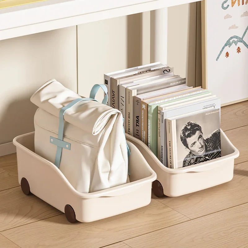 Multi-Utility Basket With Wheels Set Of 2)