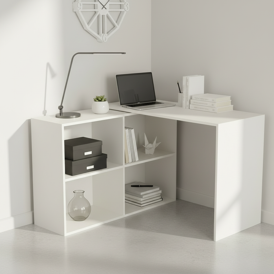 Study Table for Home Office with Storage - Maggen