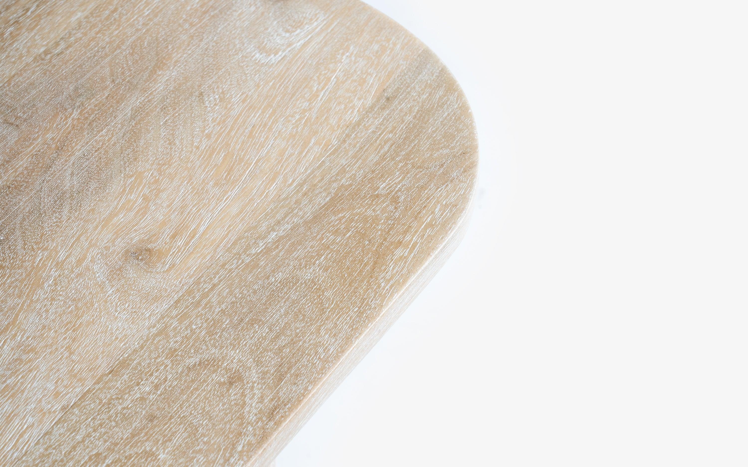 Linn Mango Wood Sofa Side Table for Living Room | End Table | Corner Table