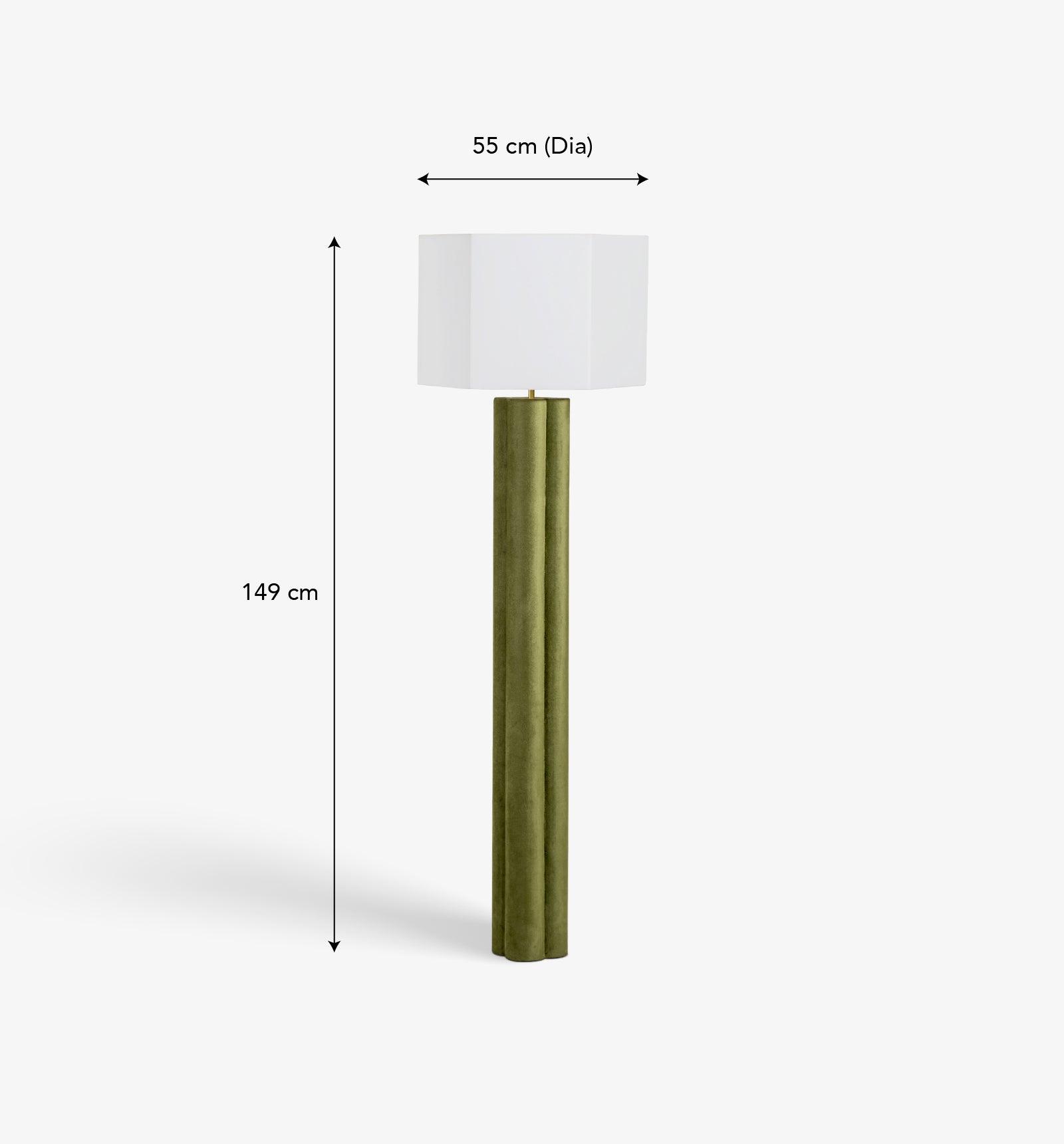 Ariya Wooden Floor Lamp | Standing Lamps for Living Room