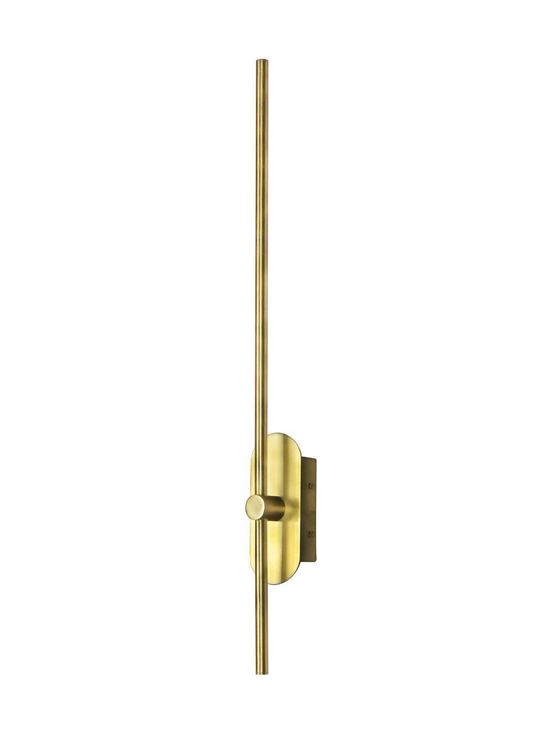 Modern Long Saber Sword like Golden LED Wall Light Lamp