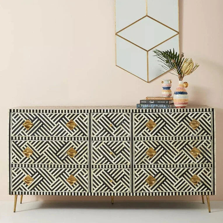 Inlay Sideboard - Chevron