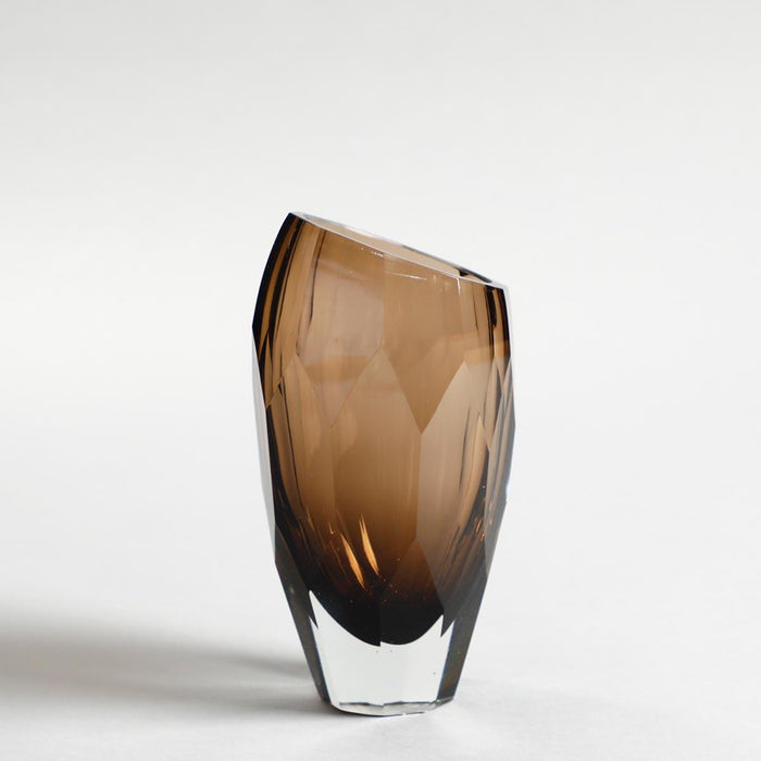 Quartz Hand-Cut Crystal Vase