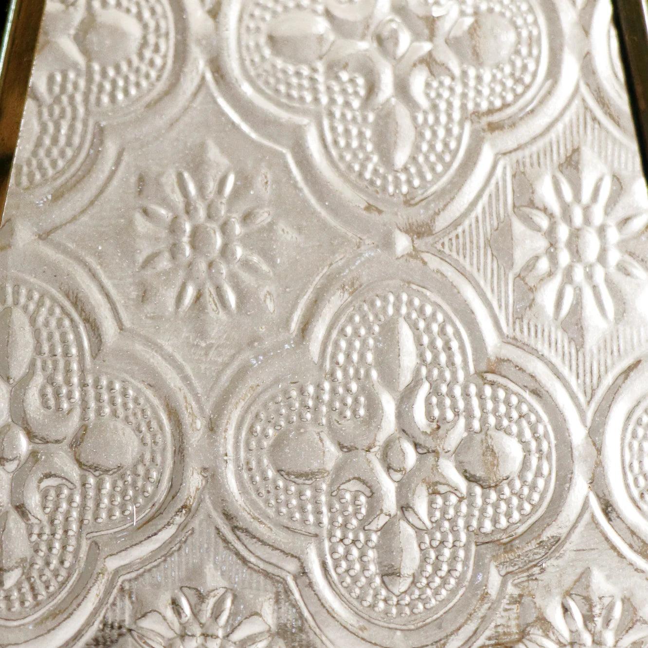 Creamish White Glass Varana Hanging Lamp | Hanging Ceiling Lights | Pendant Light for Living Room