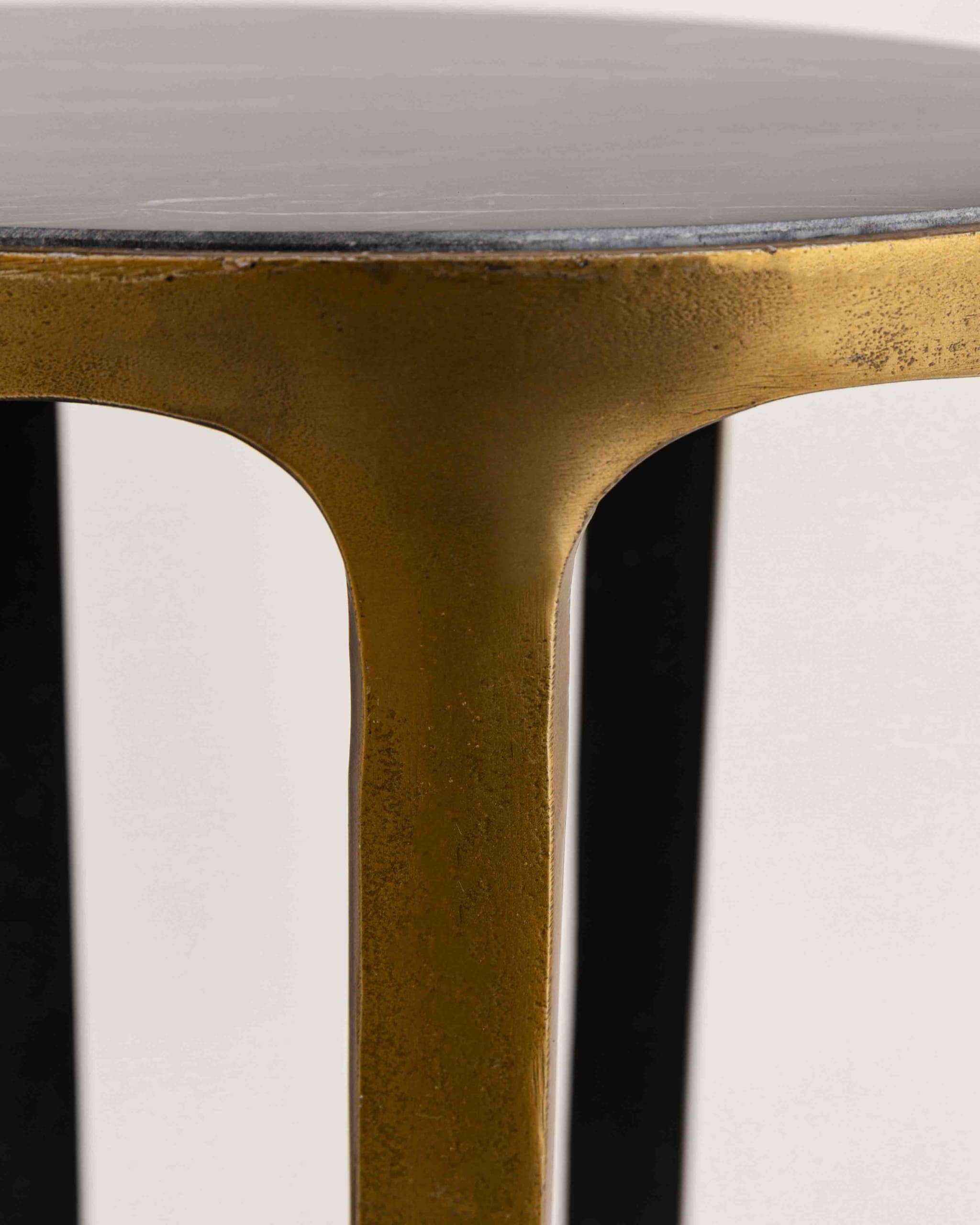 Lady Marc Nesting Tables Set of 2 | Mango Wood & Marble Side Tables for Living Room