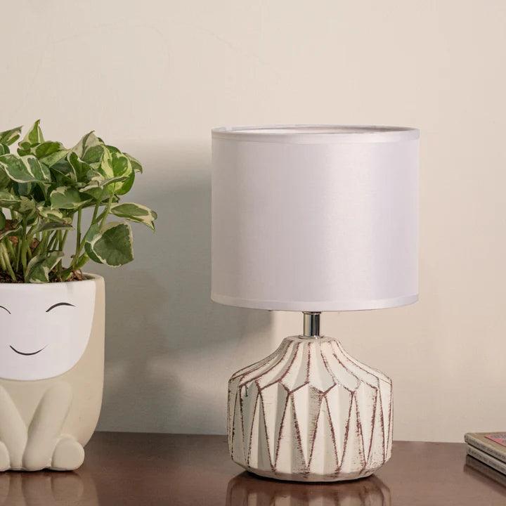 Geometry Style Table Lamp With Lamp Shade