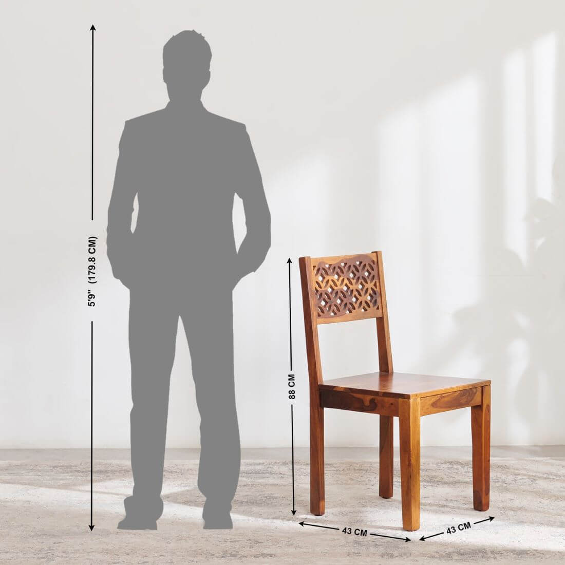 Mercury Dining Chair | Sheesham Wood,