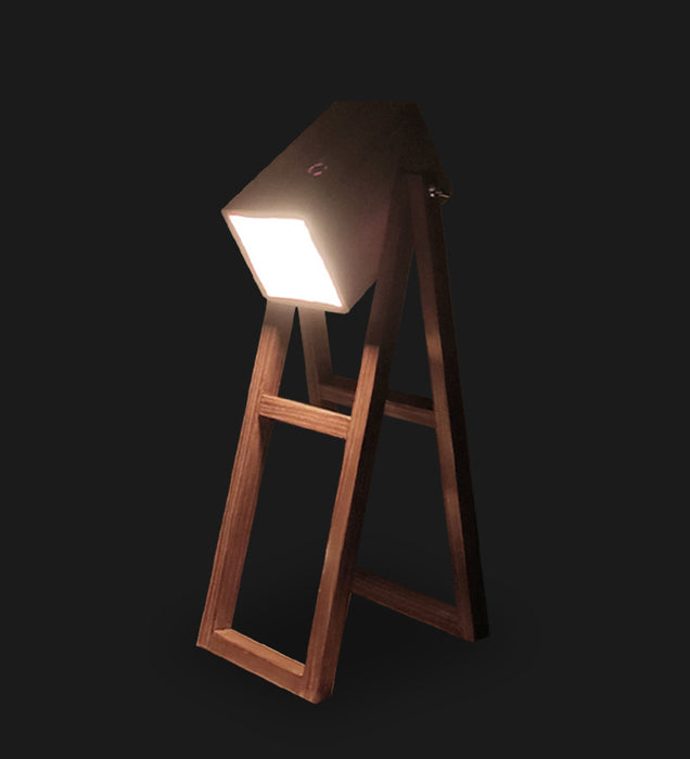 Focal Wooden Table Lamp | Side Table Lamp for Home