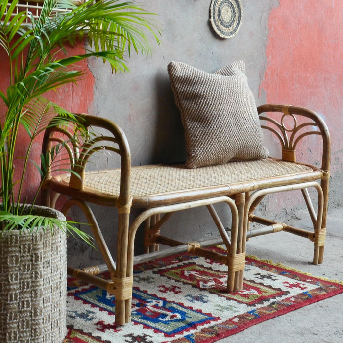 Vintage Bamboo Bench - IKIRU
