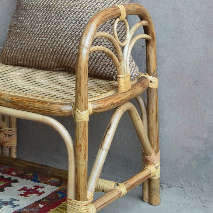 Vintage Bamboo Bench - IKIRU