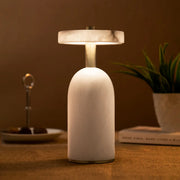 Nama Cordless Marble Table Lamp for Living Room | Luxury Rechargeable LED Lamp for Modern Spaces
