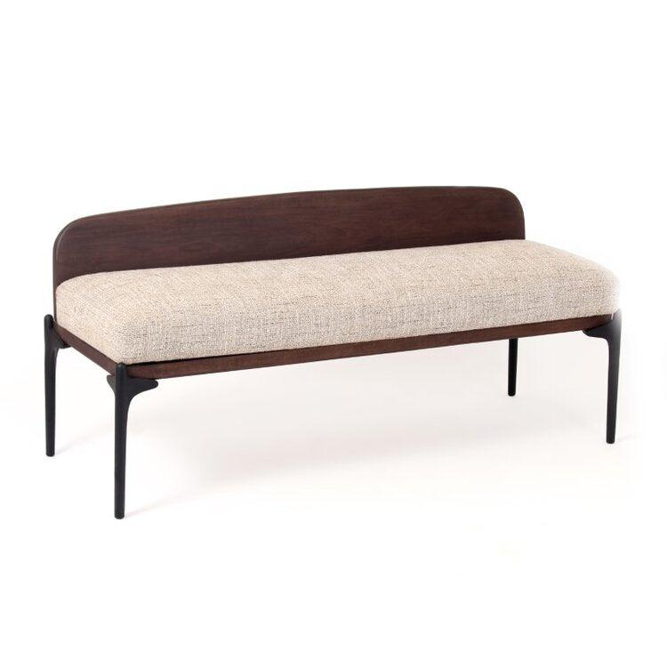 Rothko Bench | Mango Wood MDF Cast Aluminum