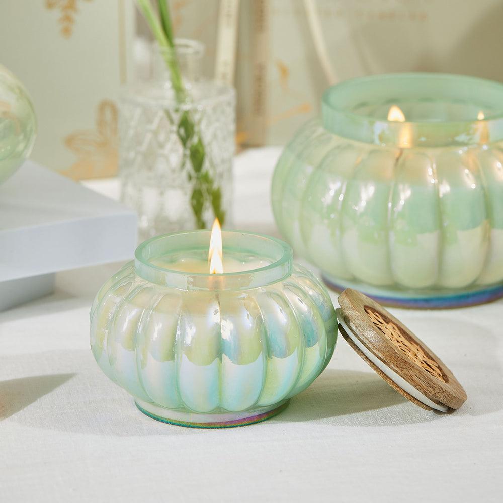 Boho Lustre Lid Jar Candle