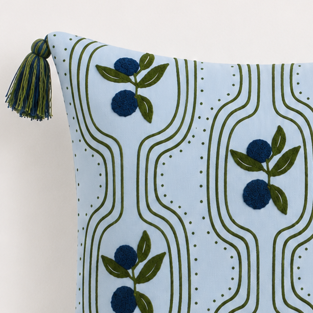 Olive Frost Cushion Cover