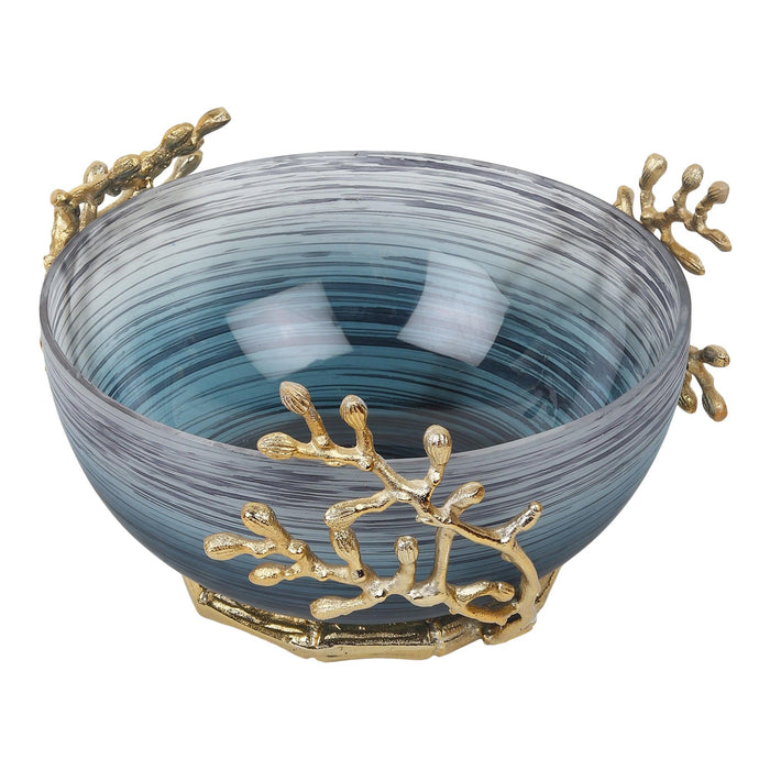 Vincent Glass Bowl & Decorative Bowl |  Dining Table Centerpiece