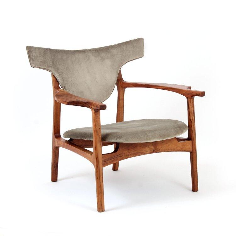 Taurus Lounge Chair (Fabric) | Acacia Wood Plywood