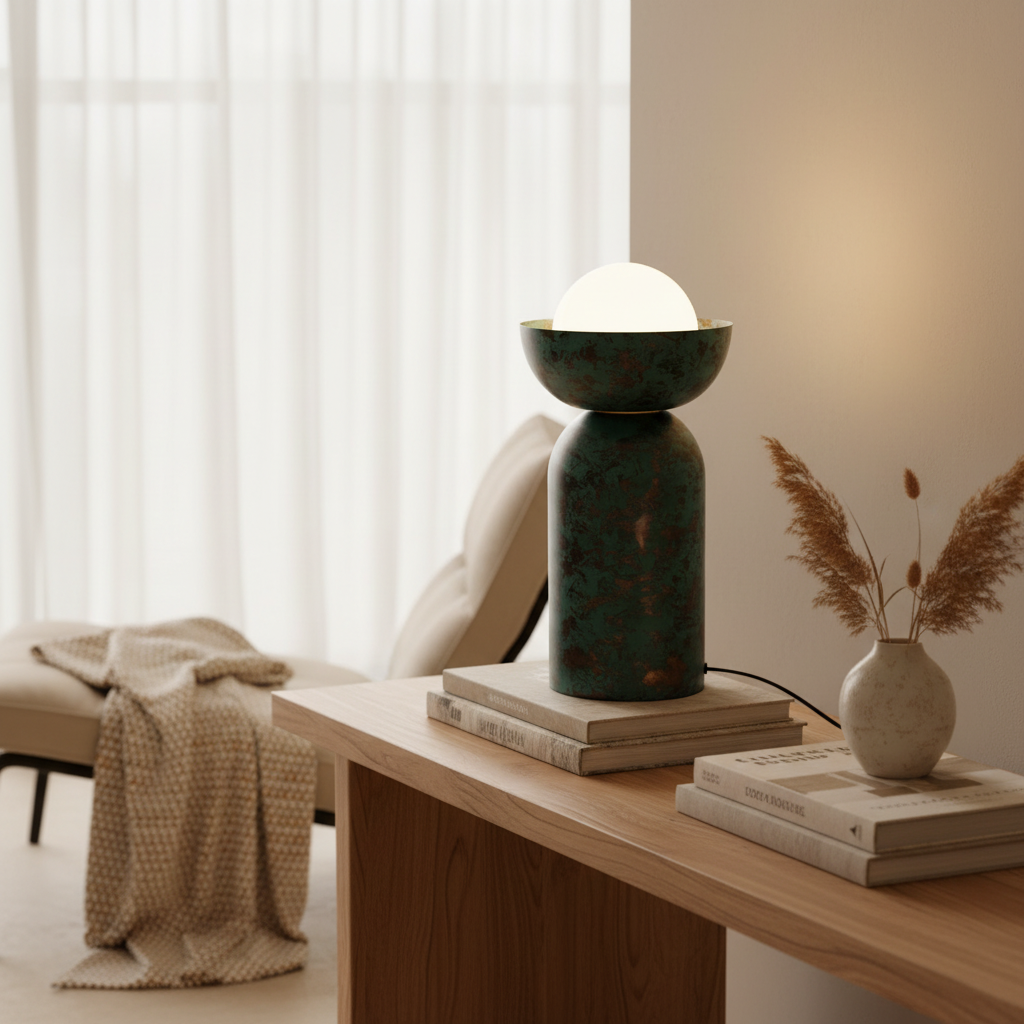 Eclipse Table Lamp for Living Room | Designer Night Lamp
