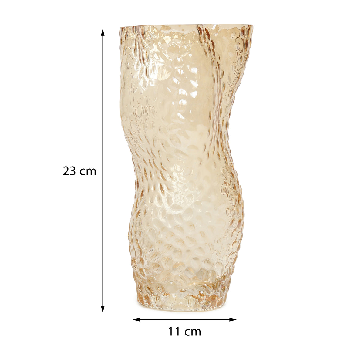 Dimple Glass Vase