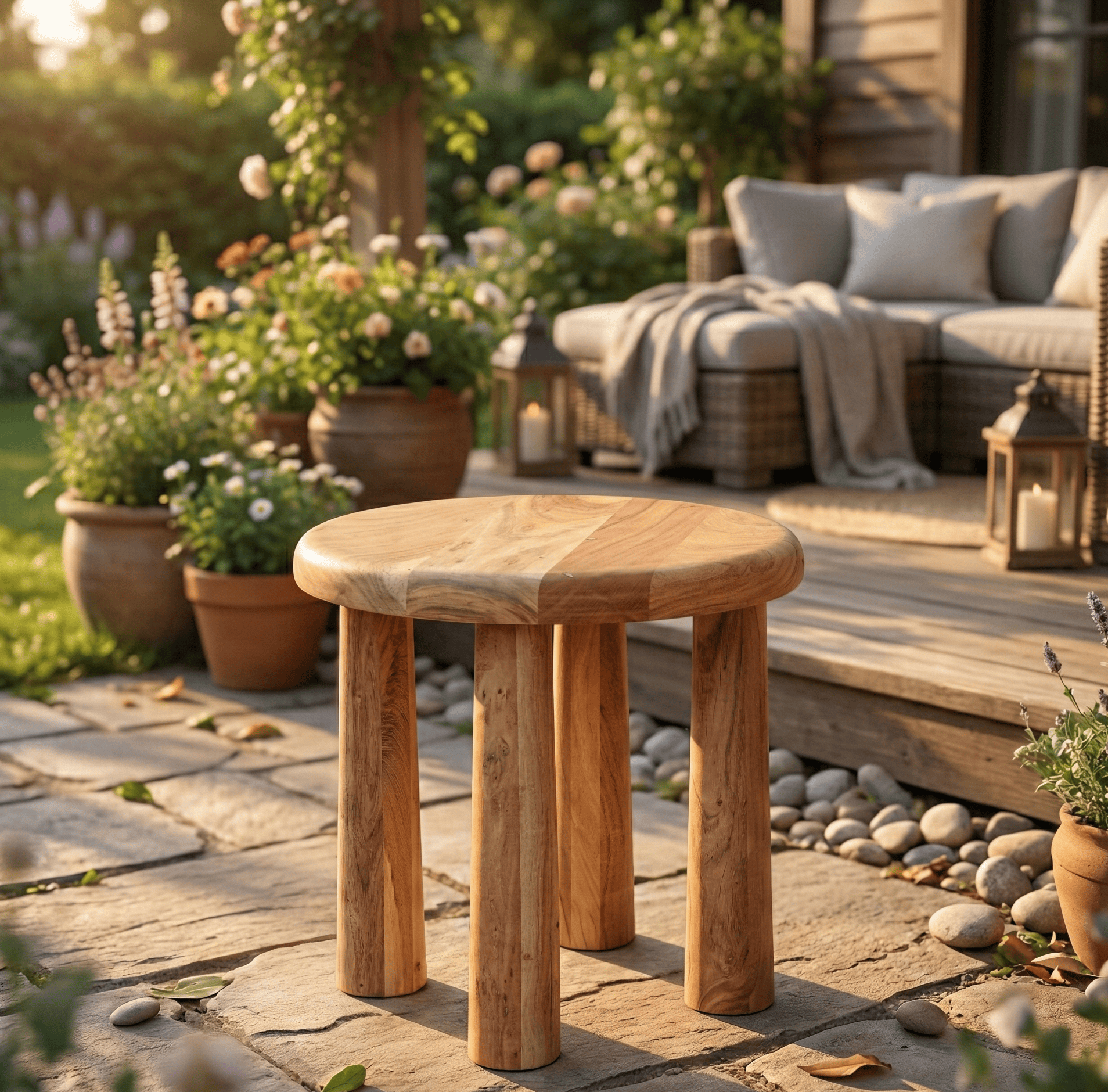 Nara Side Table | Mango Wood