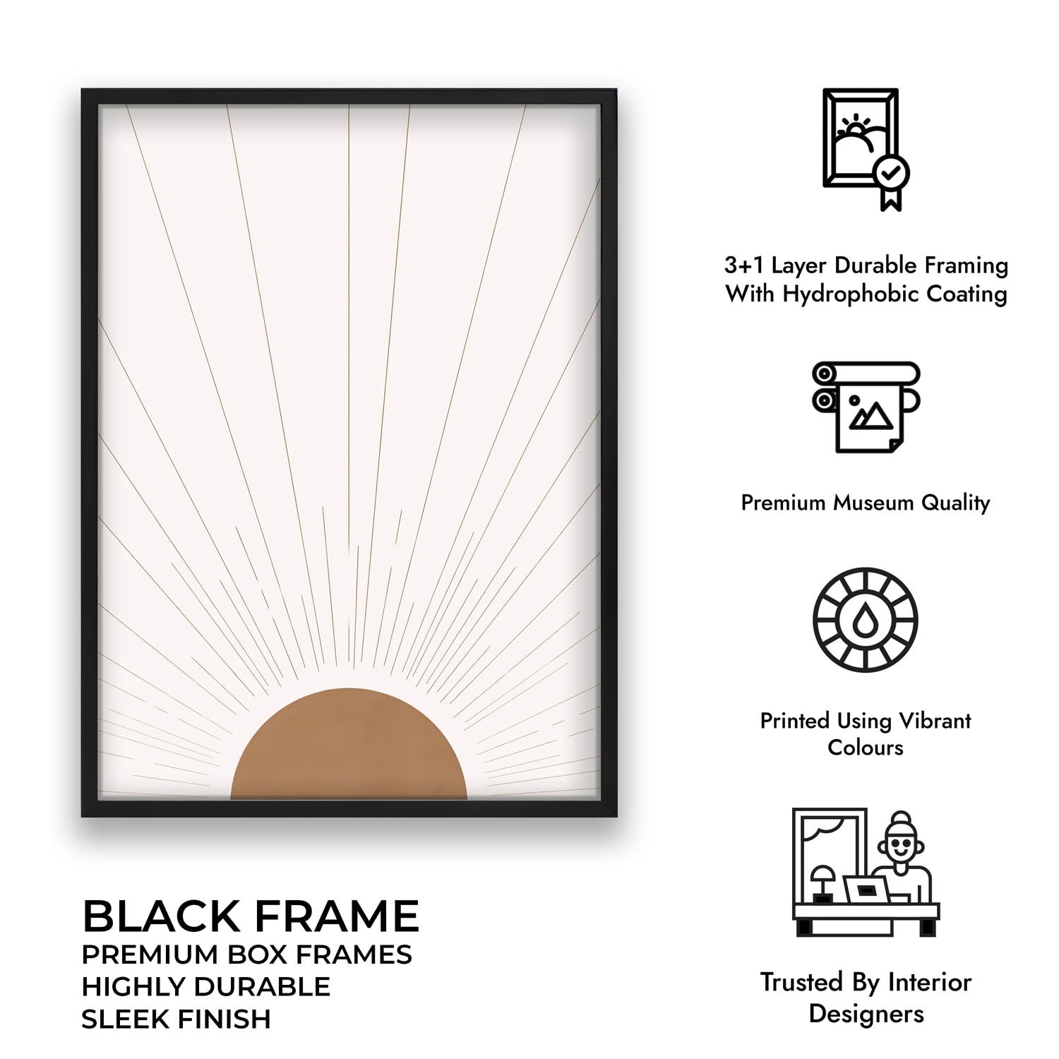 Radiant Dawn Wall Painting