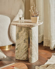 Eera - Butterscotch Marble | Side Table