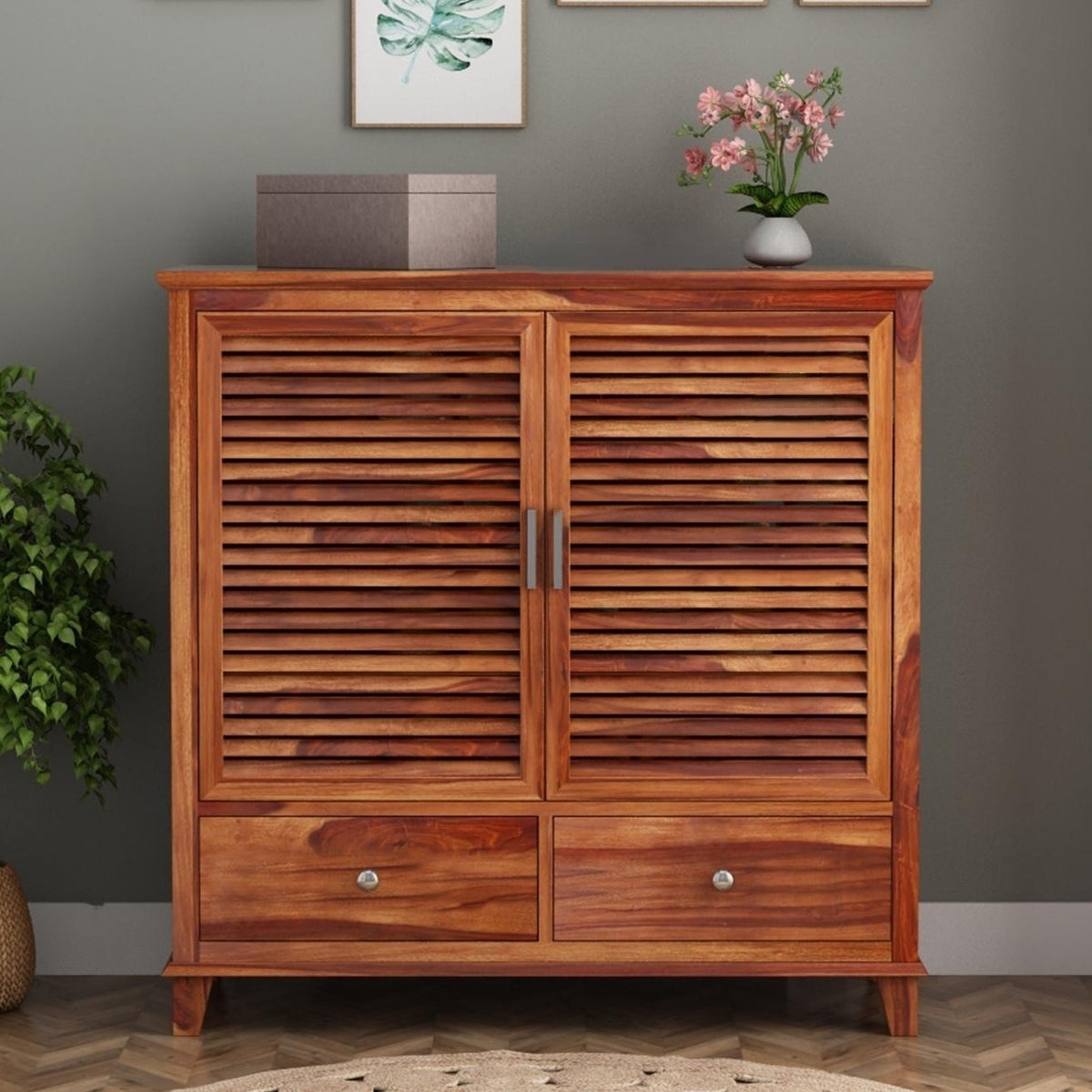 Neptune Shoerack | Sheesham Wood