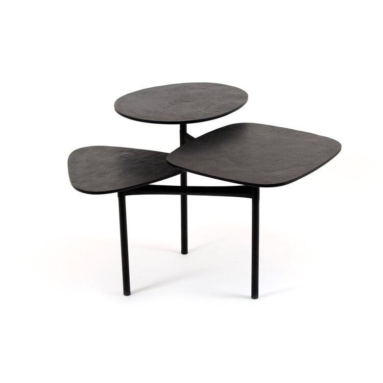 Tumbled Table | Cast Aluminum Mild Steel Veneer