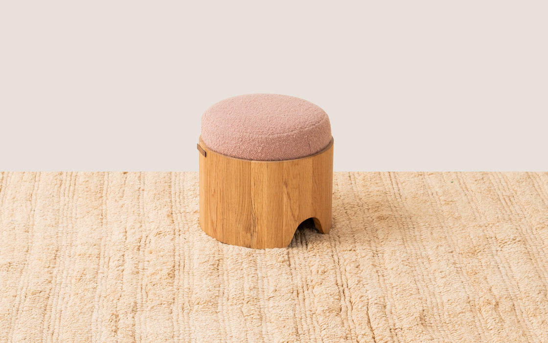 Kiko Stool Blush | Bedside Stool For Room