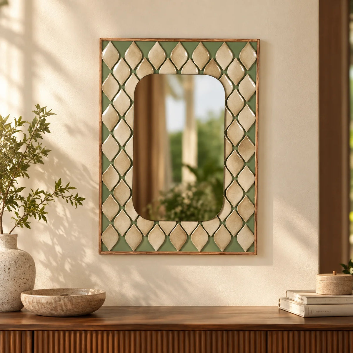 Paraffin Wall Mirror