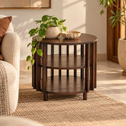 Scottsdale Teak Wood Side Table for Living Room | End Table