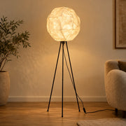 Lunar Floor Lamp for Living Room | Standing Lampshade