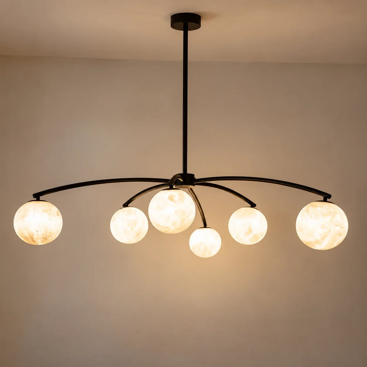 Eos Chandelier | Mild Steel and Resin