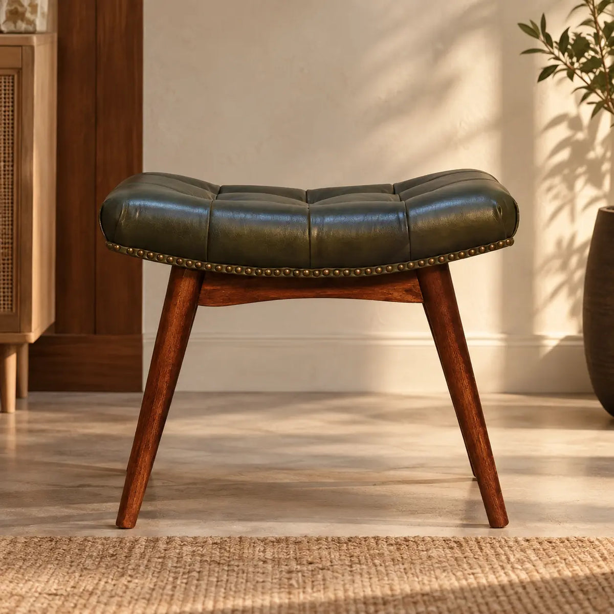 Harbour Green Footstool