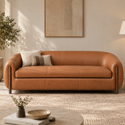 Carmine Leather Sofa