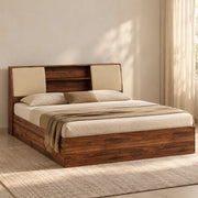 Orian Engineered Wood King Size Bed With Storage