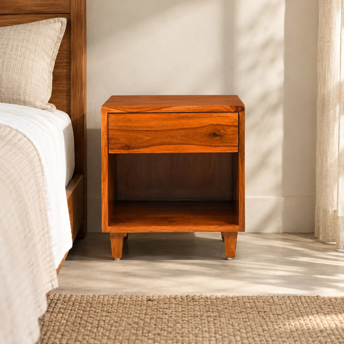 Mezoma Sheesham Bedside Table