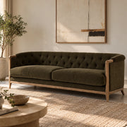 Chelsea Luxurious Fabric Sofa | Solid Wood Sofa for Living Room