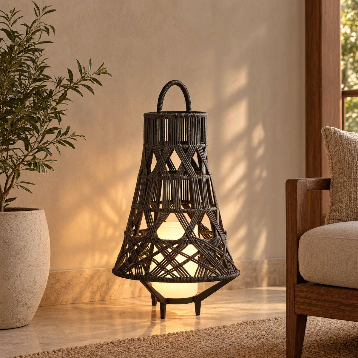 Madera Lantern Floor Lamp