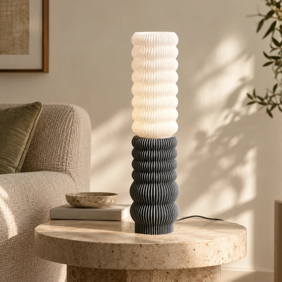 Kasane Table Lamp | 3D Printed Modern Table Lamp