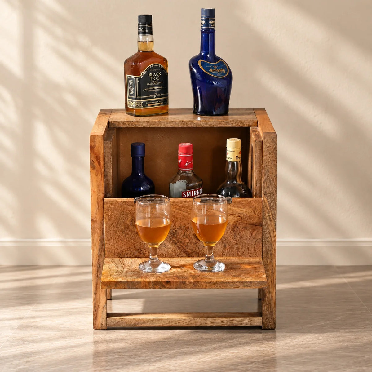 Small Wooden Home Bar Cabinet | Bar Furniture For Home